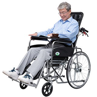 Инвалид в коляске