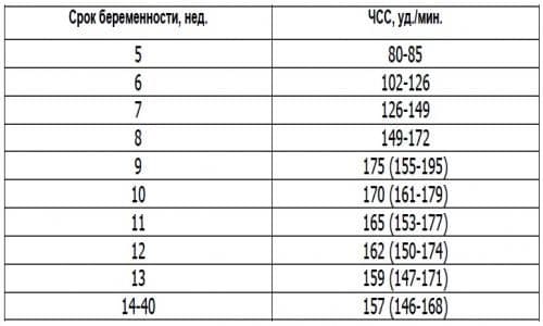 пульс у беременных норма