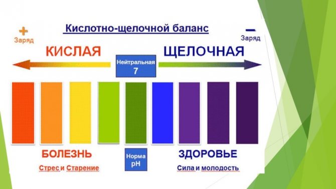 Влияние на здоровье кислотно-щелочного баланса